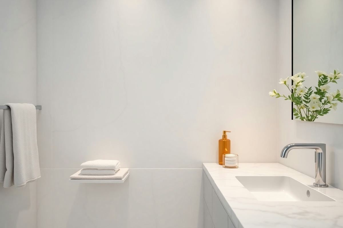 Il trucco semplice e low cost per un bagno da hotel senza incrostazioni e con un look da sogno