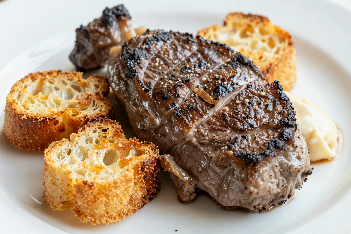 Questa crosta di pane con il vitello renderà il tuo pranzo un'esperienza gourmet unica